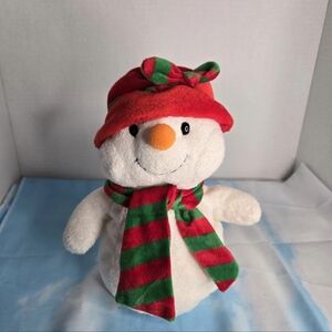 Ty Pluffies Snowman Mrs Snow Plush Stuffed Animal Christmas 2006 TyLux